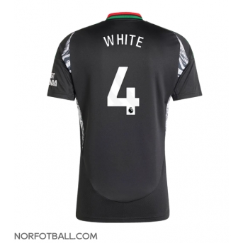 Billige Fotballdrakt Arsenal Ben White #4 Replika Bortedrakt 2024-25 Kortermet